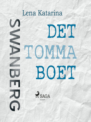 cover image of Det tomma boet